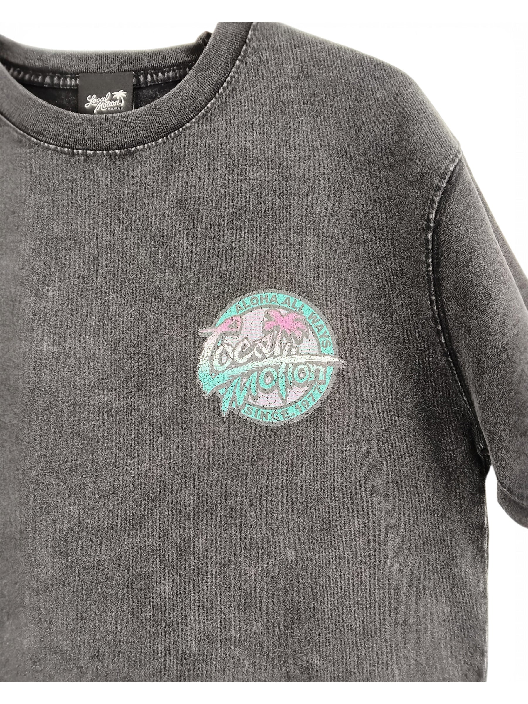 パウダーブリーチTシャツ - BLK