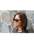 FLOATY B Brown Tortoise Matte x Black Sm