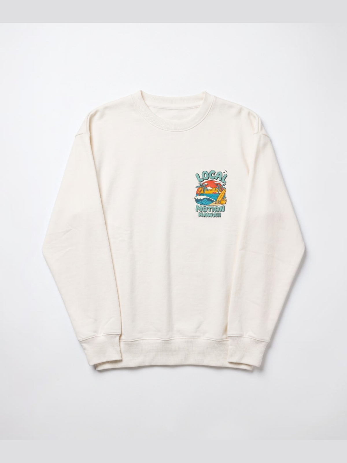 ハンドタッチアーチプリントスウェット - WHT