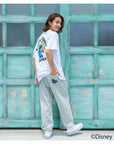 スティッチサガラ刺繍Tシャツ - WHT
