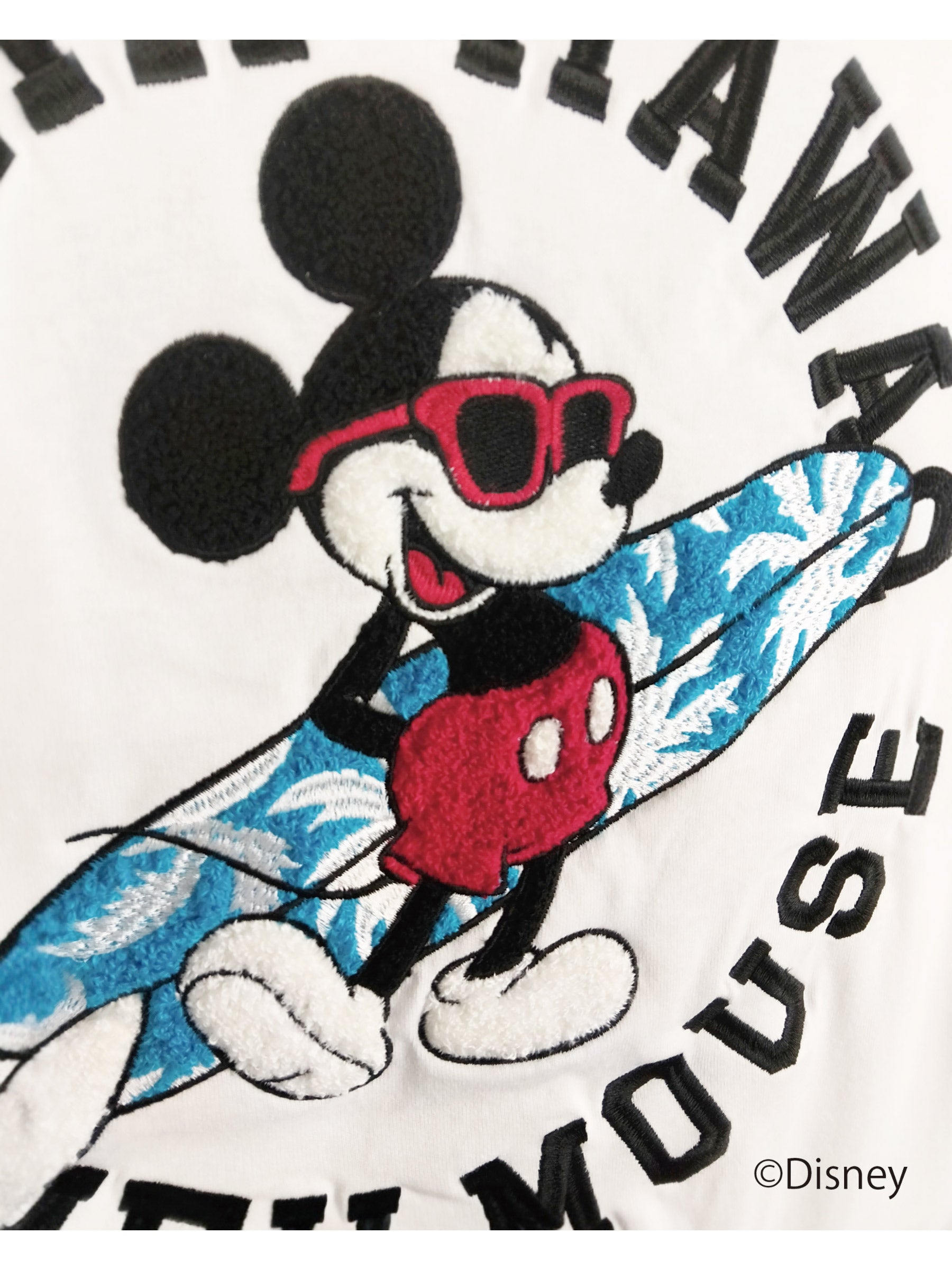 ミッキー サガラ刺繍Tシャツ