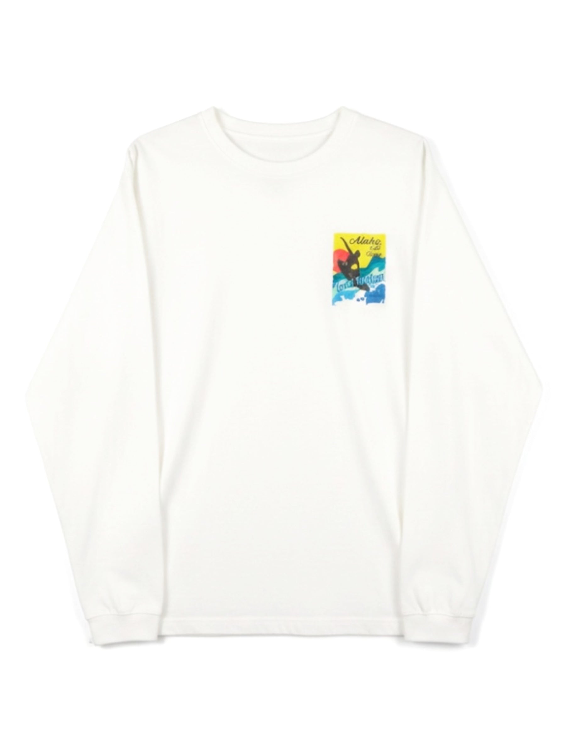 サーフレトログラフィック長袖Tシャツ - WHT – ローカルモーション公式