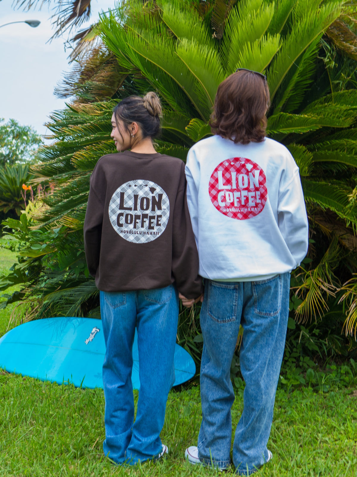 ライオンコーヒースウェット -  BRN