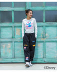 スティッチハイビスカスミニ長袖Tシャツ - WHT