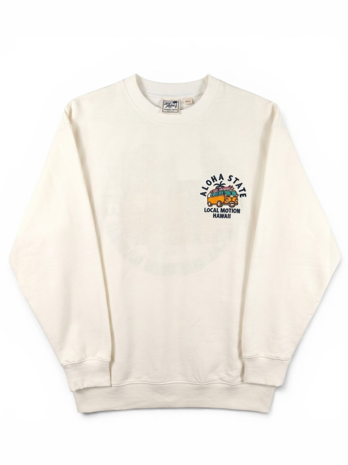 バスサークルサガラ刺繍スウェット - WHT