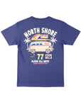 バス柄切リ貼リワッペンTシャツ