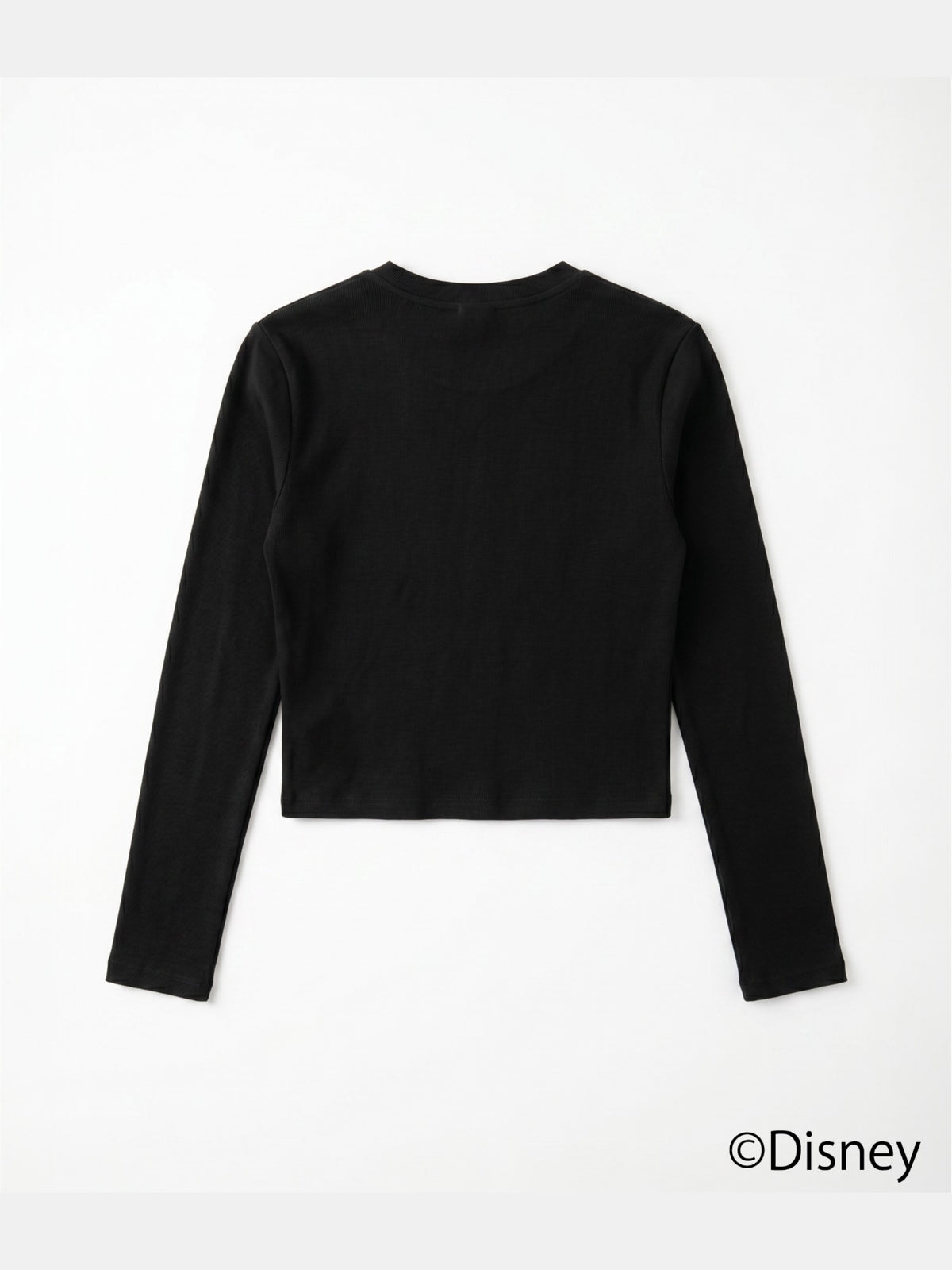 スティッチハイビスカスミニ長袖Tシャツ - BLK