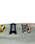 EMBLEM PATCH ZIP HOODIE