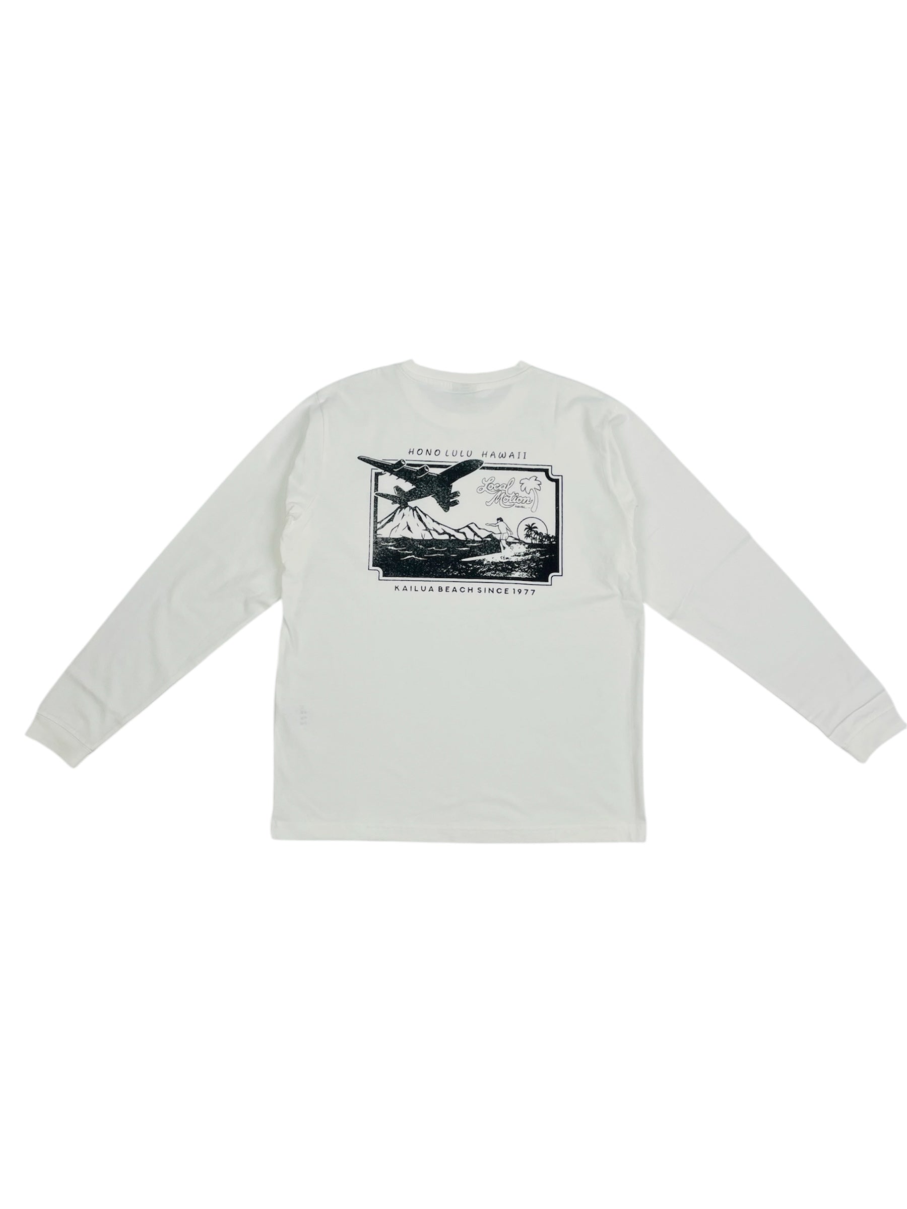 ホノルルプリント長袖Tシャツ