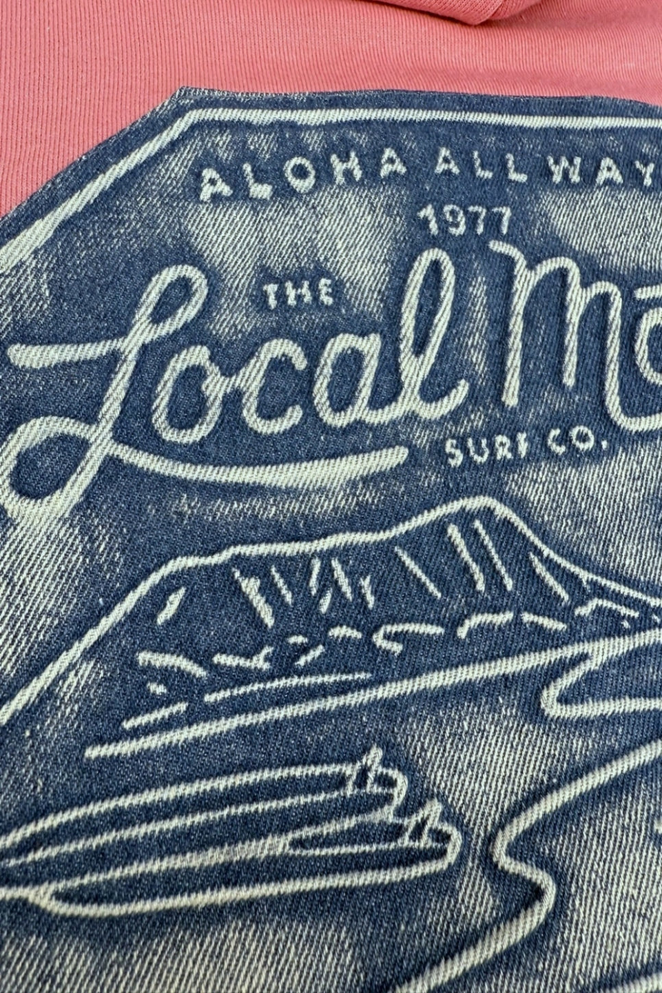 DENIM PATCH HOODIE