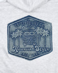 DENIM PATCH HOODIE
