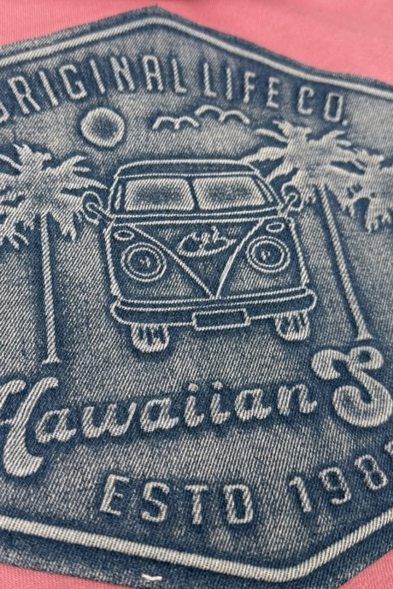DENIM PATCH HOODIE