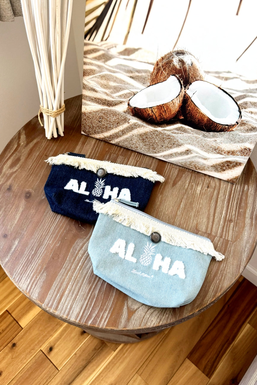 DENIM SAGARA EMB ポーチ
