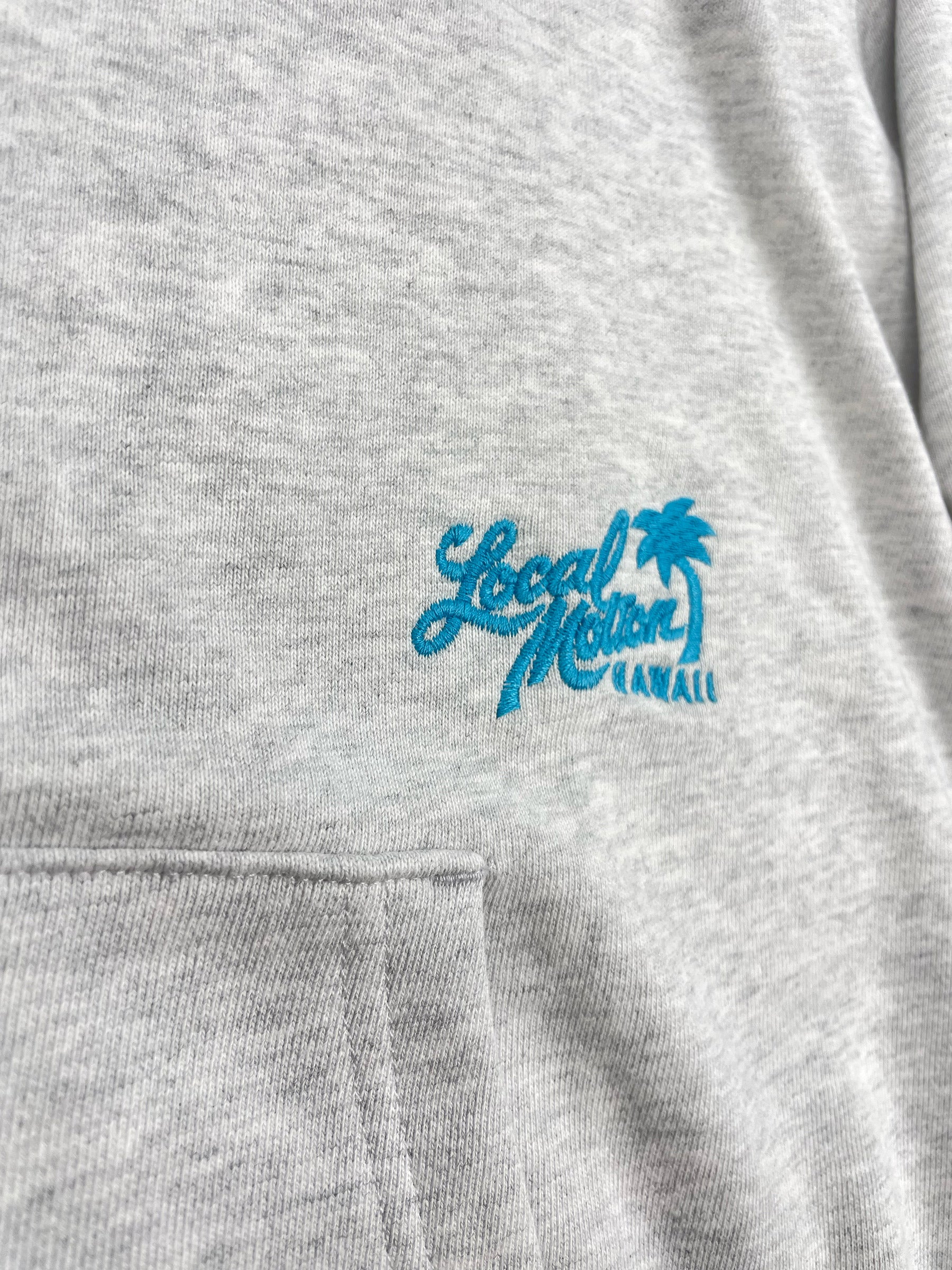 EMBLEM PATCH ZIP HOODIE