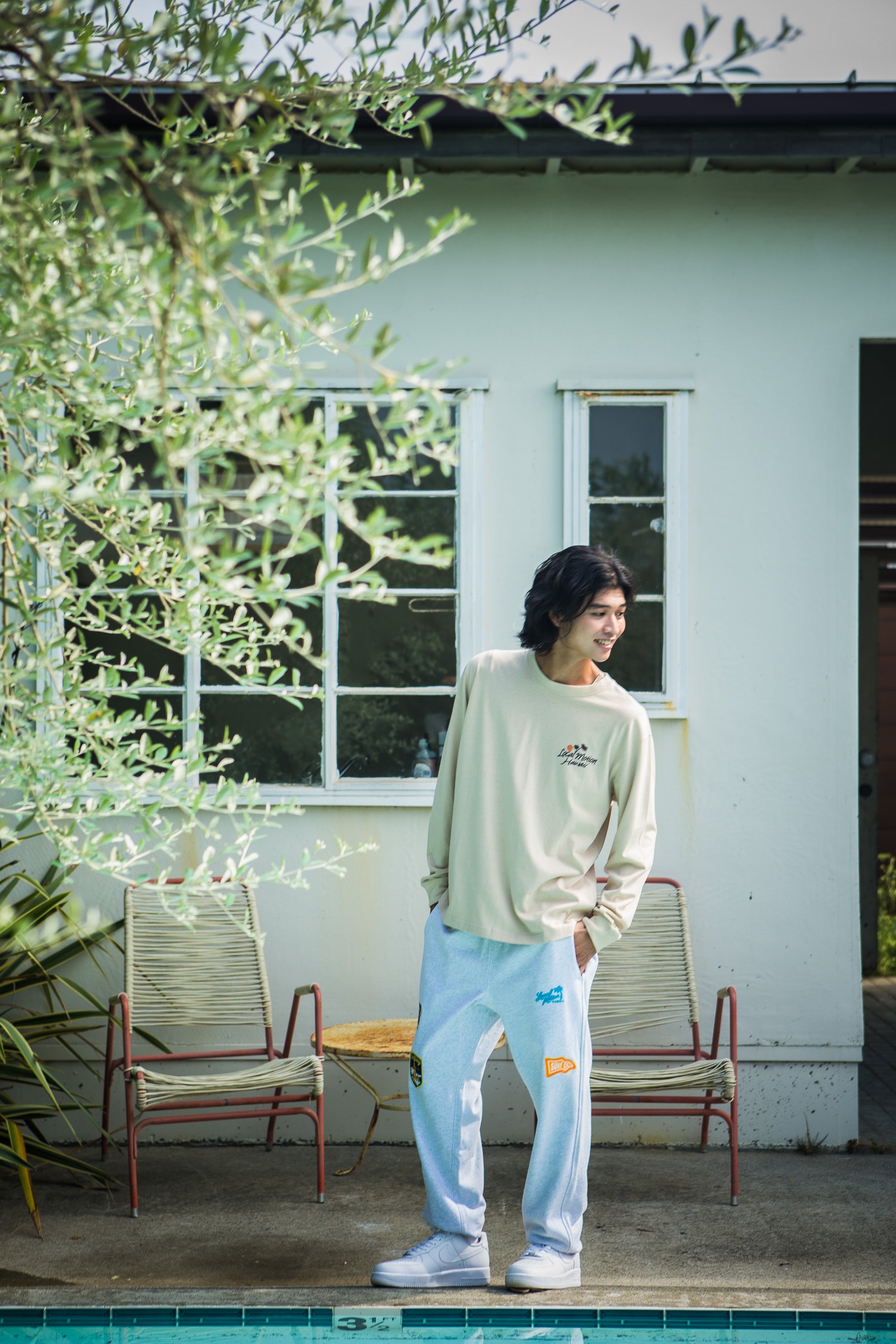 EMBLEM PATCH SWEAT PANTS
