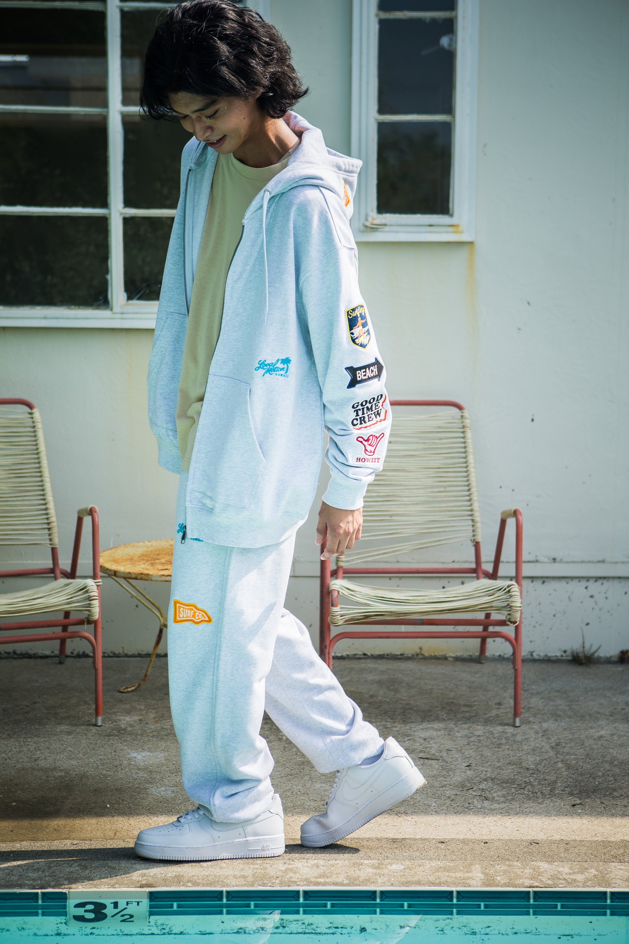 STATIC FLOCKY  LS TEE