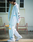 STATIC FLOCKY  LS TEE