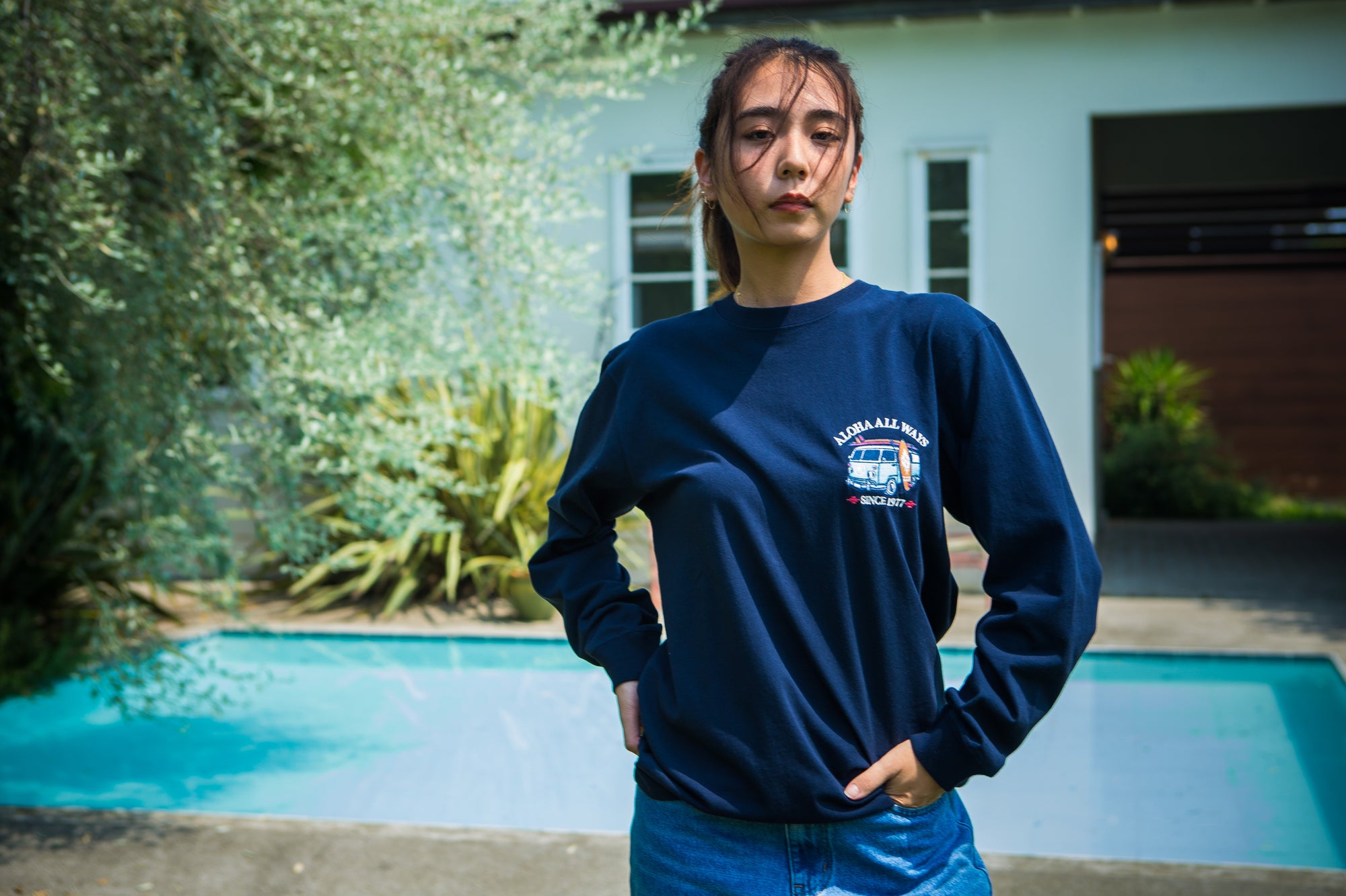 STITCH BUS LS TEE