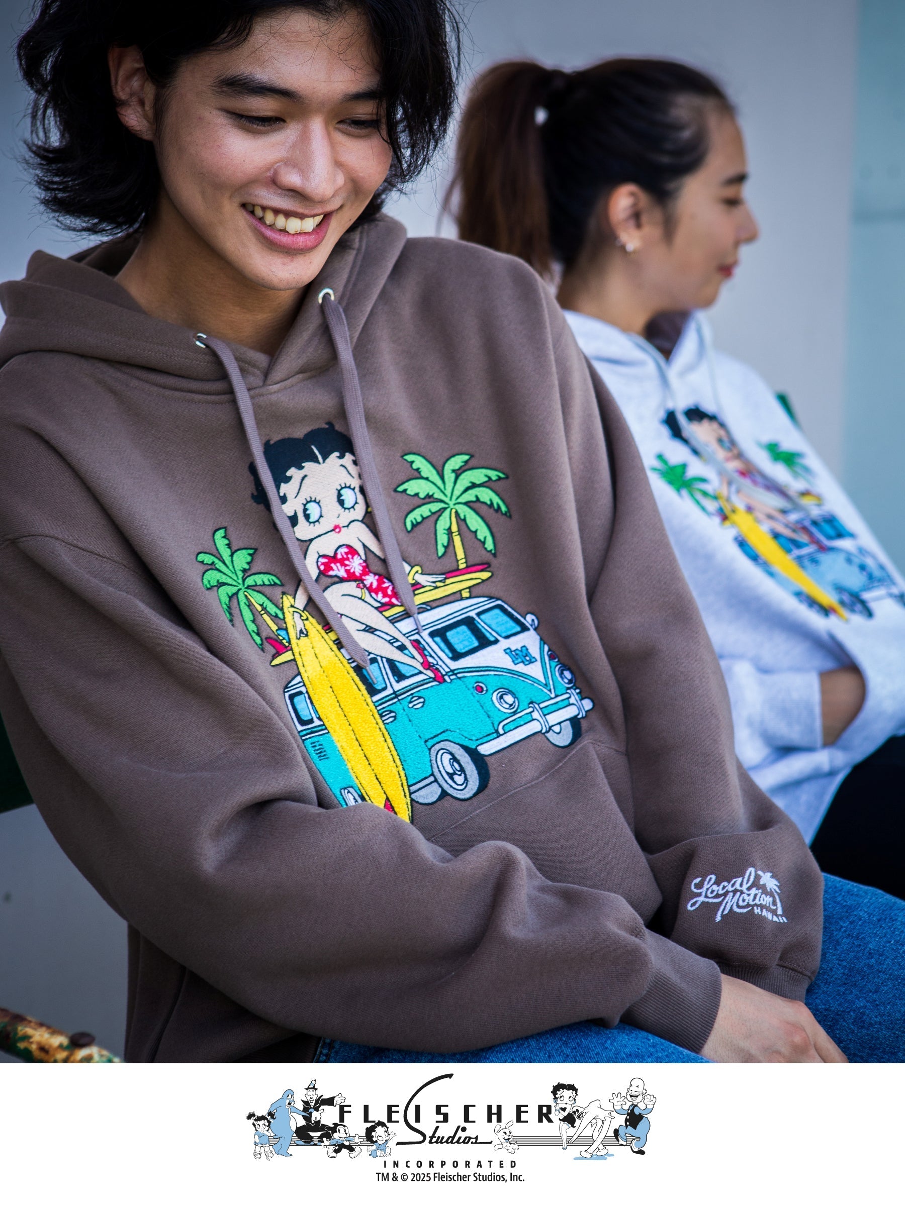 LM BETTY BUS STITCH HOODIE