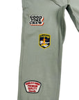 EMBLEM PATCH SWEAT PANTS