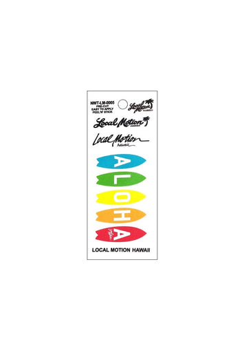 ALOHA BOARD S STICKER – ローカルモーション公式オンラインストア｜LOCAL MOTION JAPAN