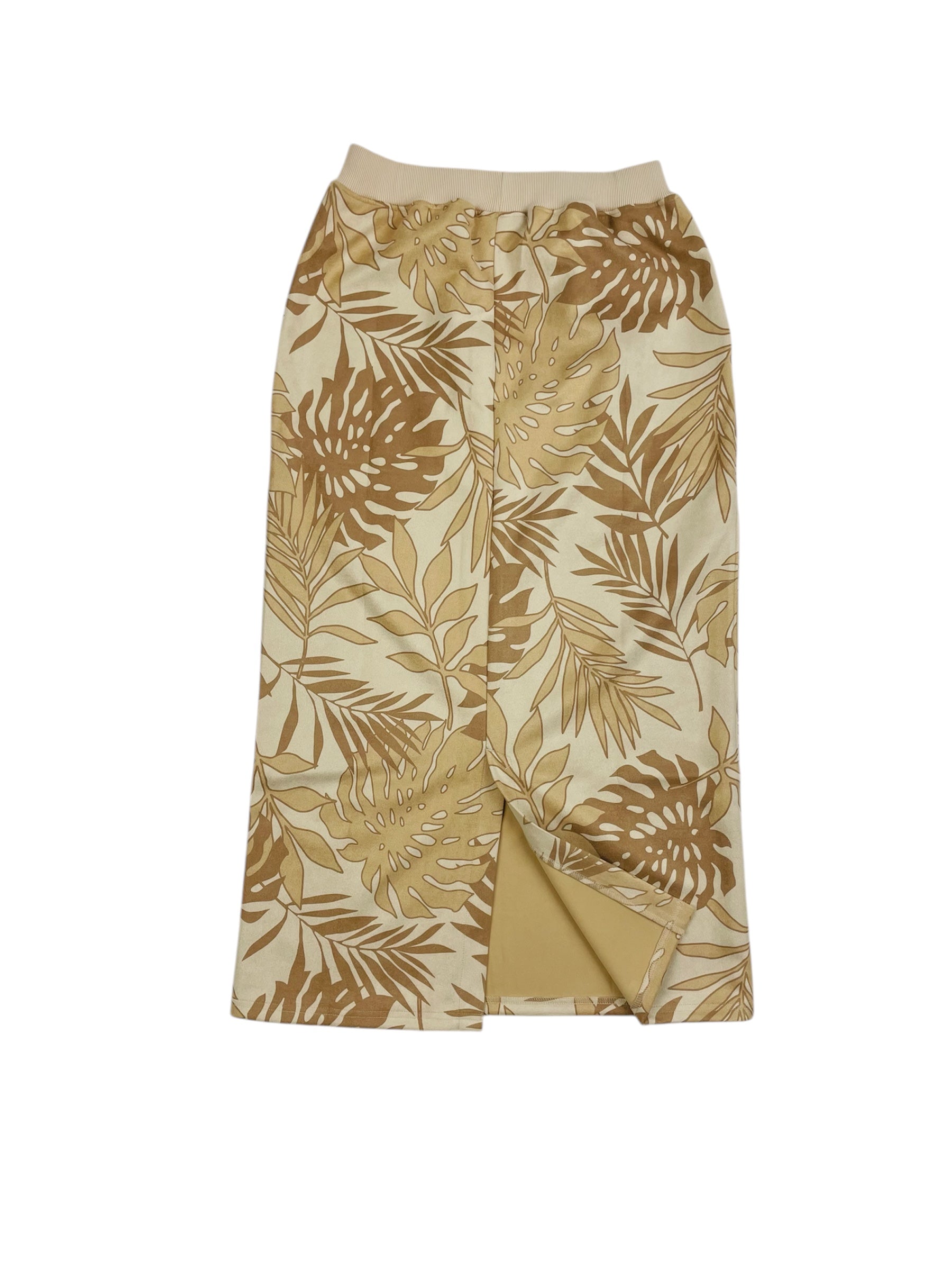 FAUX SUEDE ALL OVER SKIRT