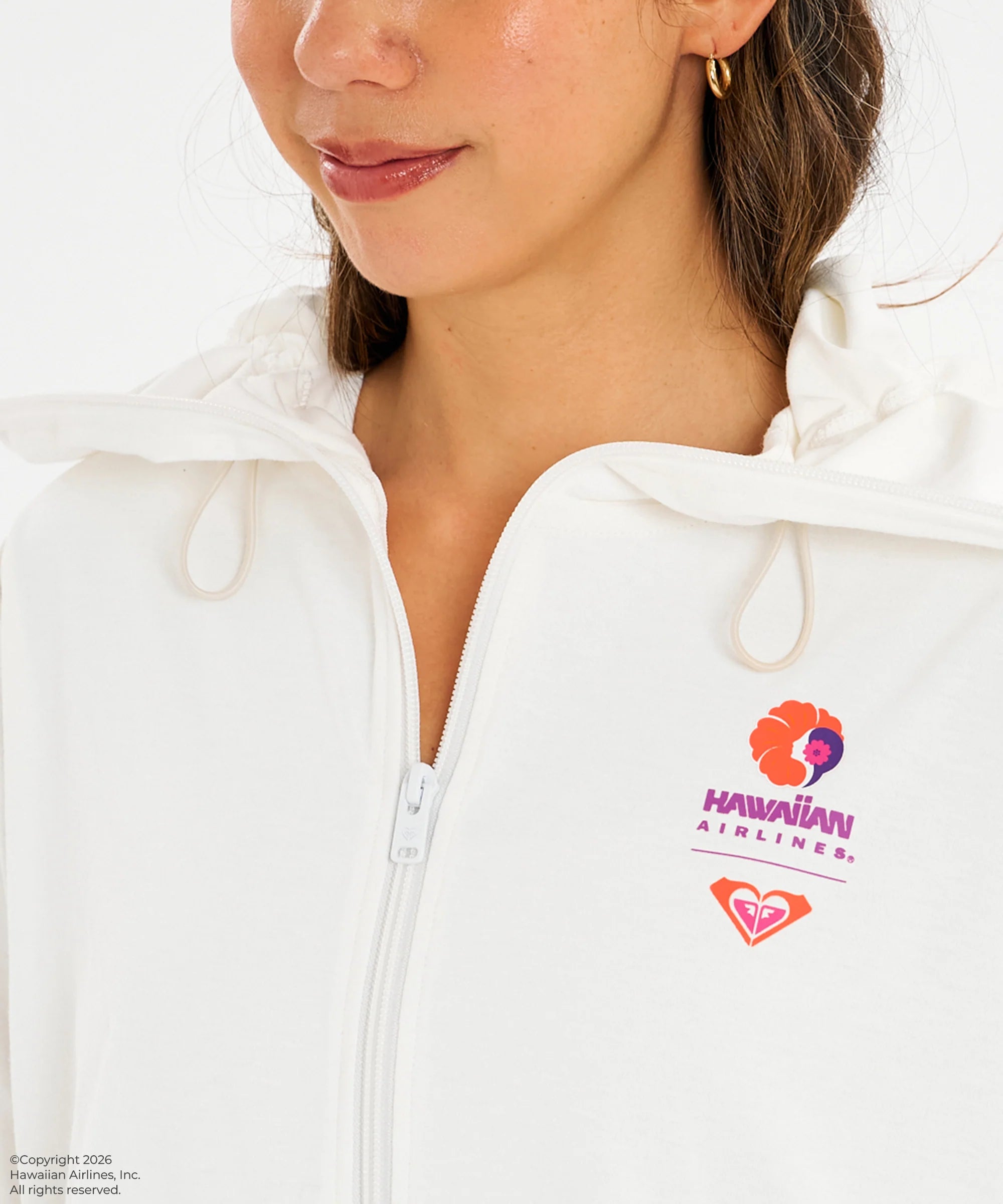 ROXY x HAWAIIAN AIRLINES PARKA - WHT