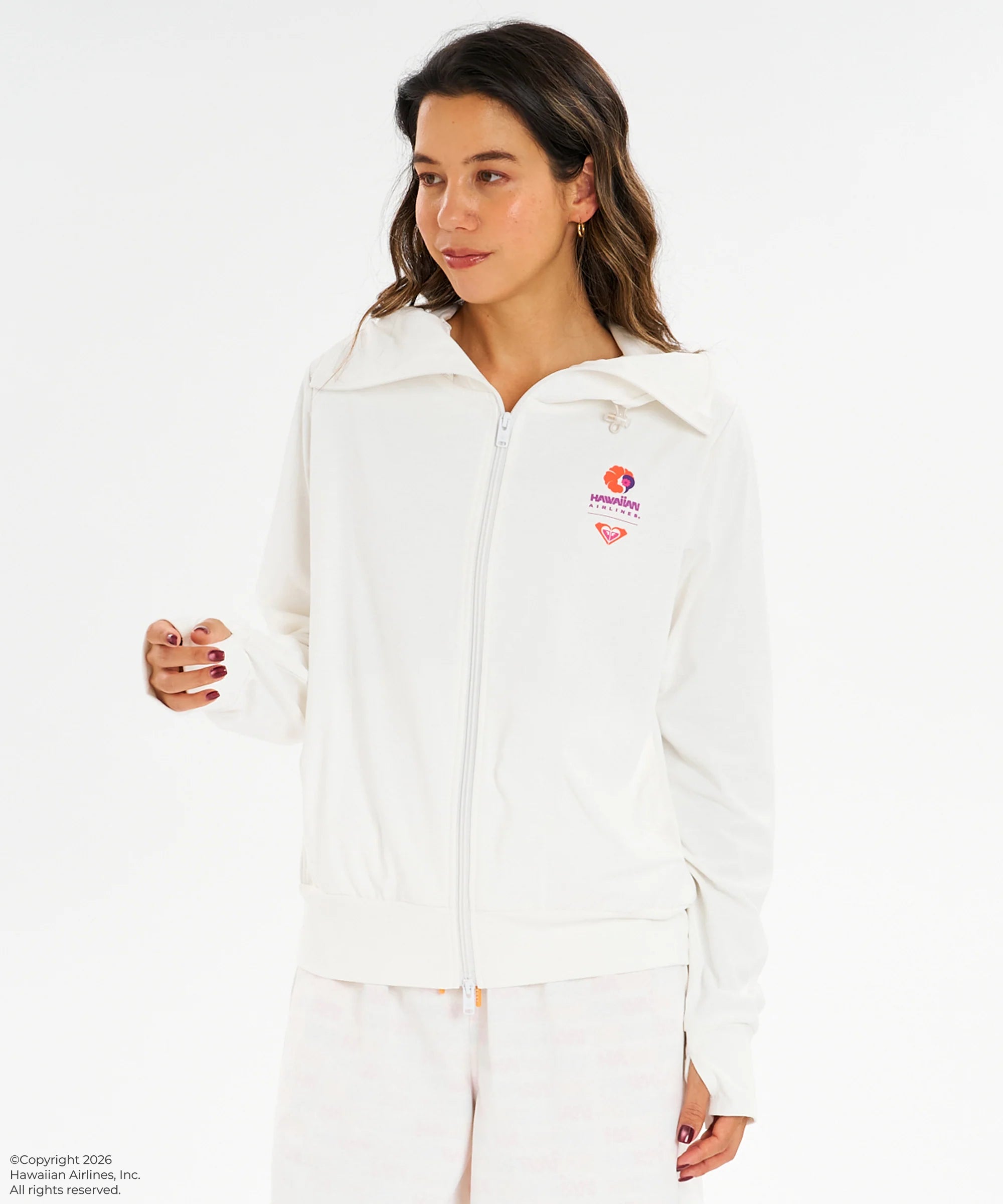 ROXY x HAWAIIAN AIRLINES PARKA - WHT