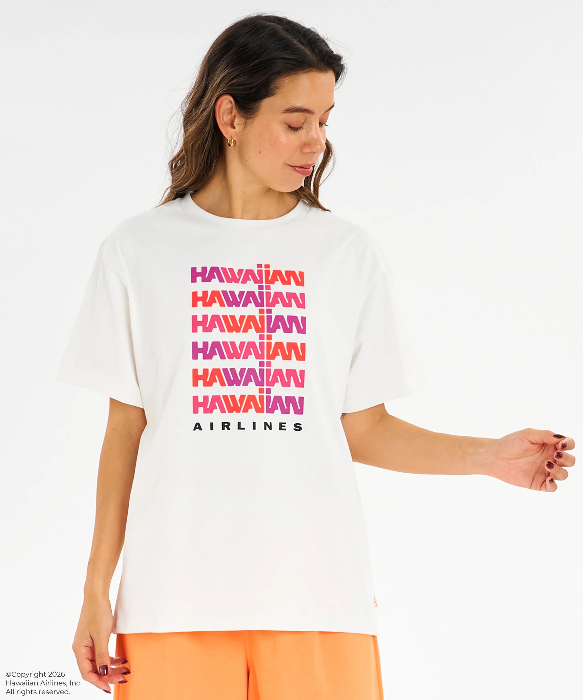ROXY x HAWAIIAN AIRLINES TEE - WHT1 – ローカルモーション公式