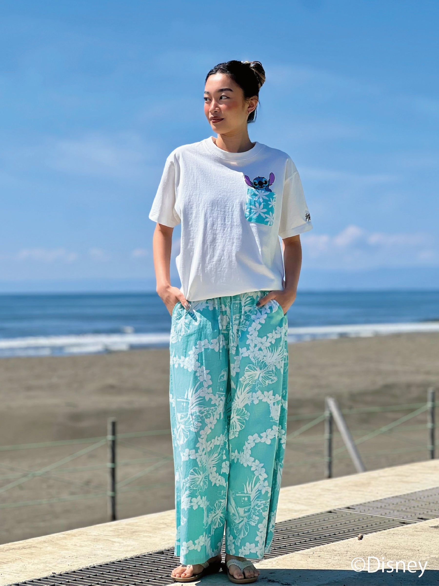 スティッチ刺繍ポケットTシャツ – ローカルモーション公式オンライン