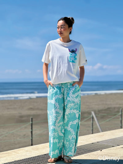スティッチ刺繍ポケットTシャツ