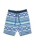 FLEECE PRINT SHORTS