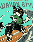 SURF DOG PRINT TEE