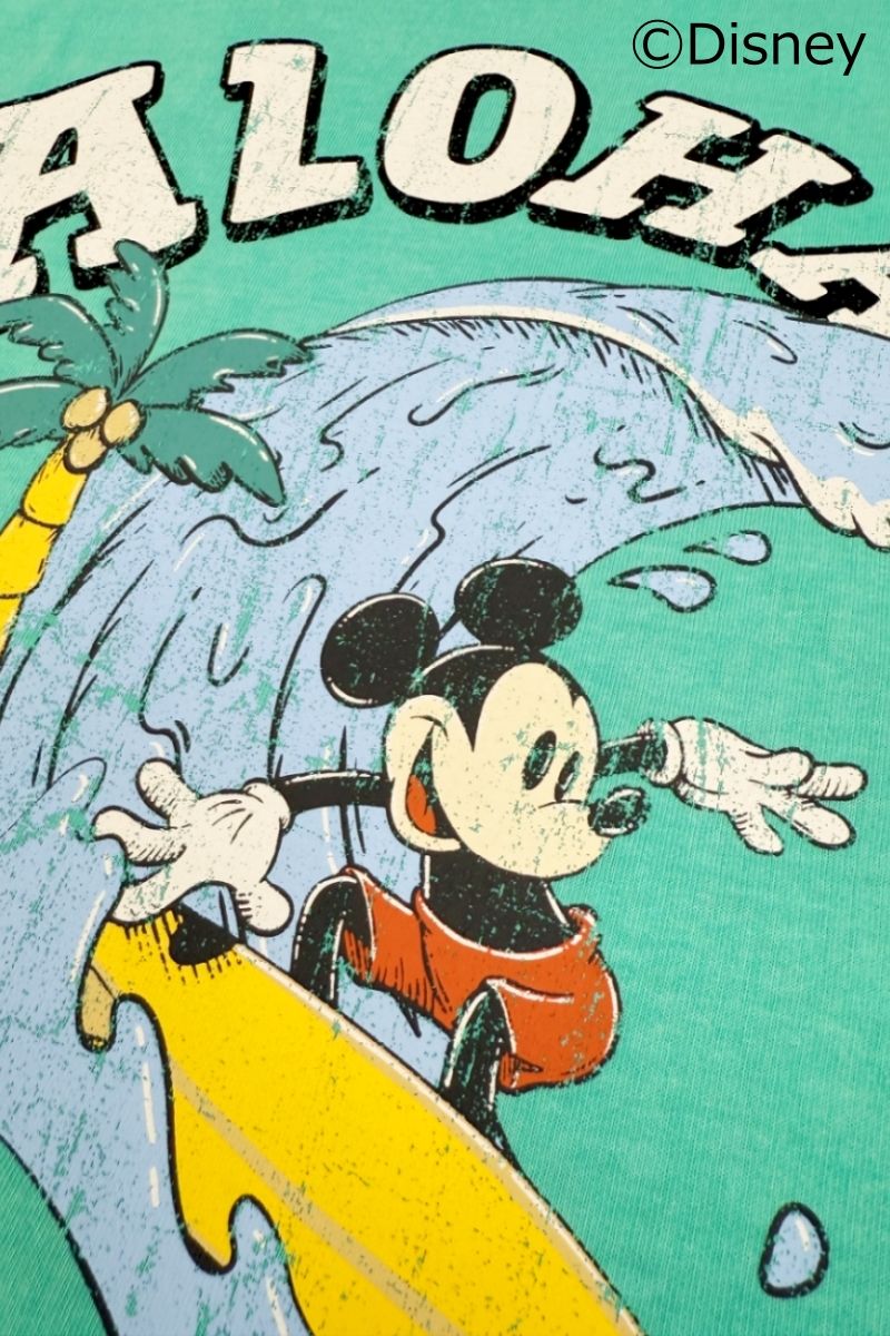 LOCAL MOTION/MICKEY MOUSE PIGMENT TEE
