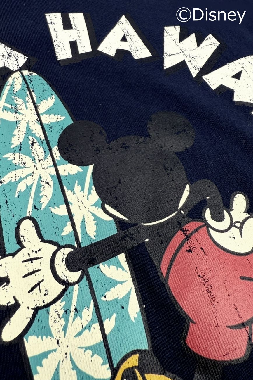 LM/MICKEY CIRCLE BACK PRINT TEE