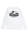 OVAL CHAIN STITCH×PRINT LS TEE