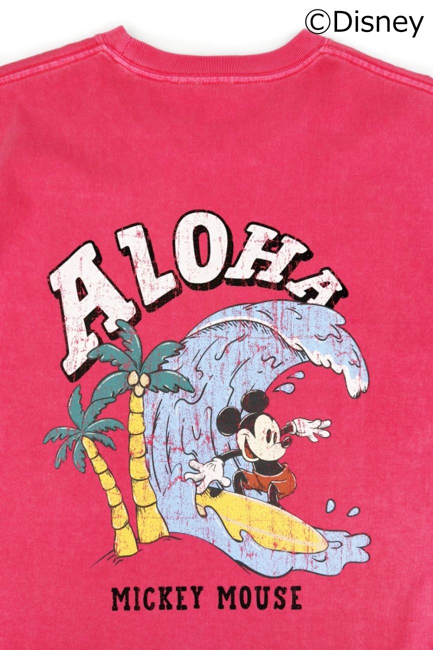 LOCAL MOTION/MICKEY MOUSE PIGMENT TEE