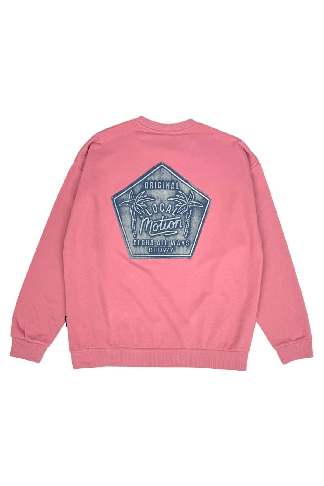 DENIM PATCH SWEAT