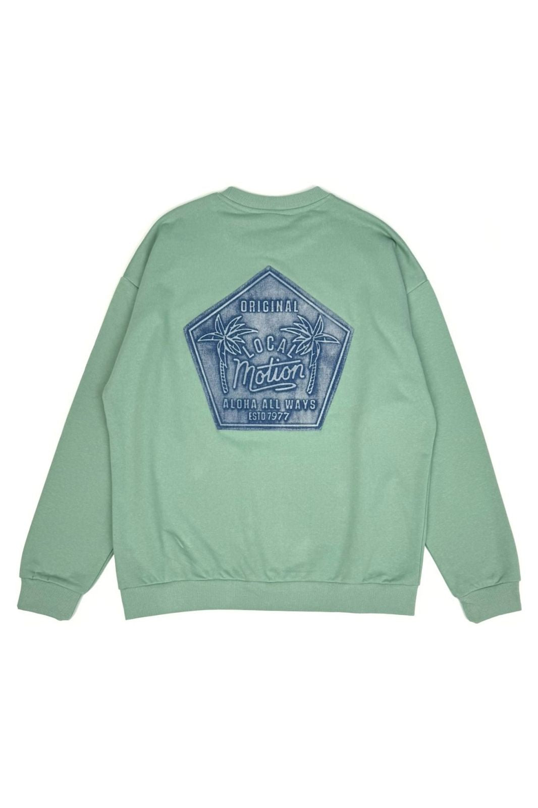 DENIM PATCH SWEAT