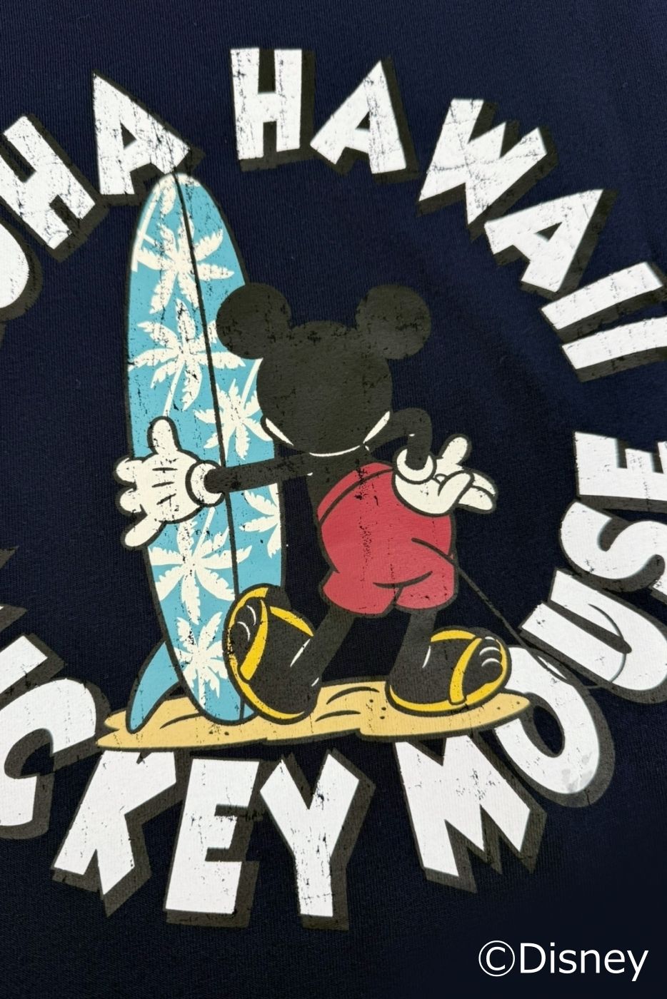 LM/MICKEY CIRCLE BACK PRINT TEE