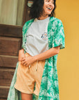 BOTANICAL LONG CARDIGAN OP