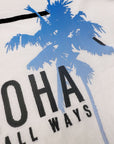 STITCH AND RUBBER PRINT TEE