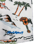 FLEECE PRINT SHORTS