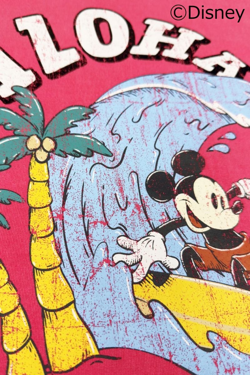 LOCAL MOTION/MICKEY MOUSE PIGMENT TEE