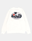 OVAL CHAIN STITCH×PRINT SWEAT