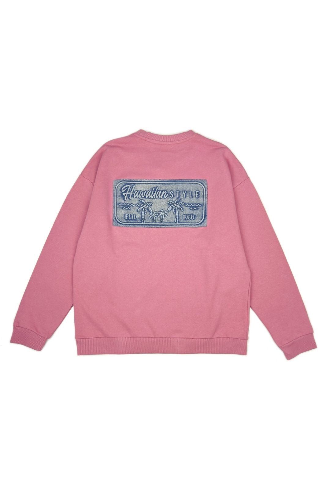 DENIM PATCH SWEAT