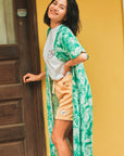 BOTANICAL LONG CARDIGAN OP