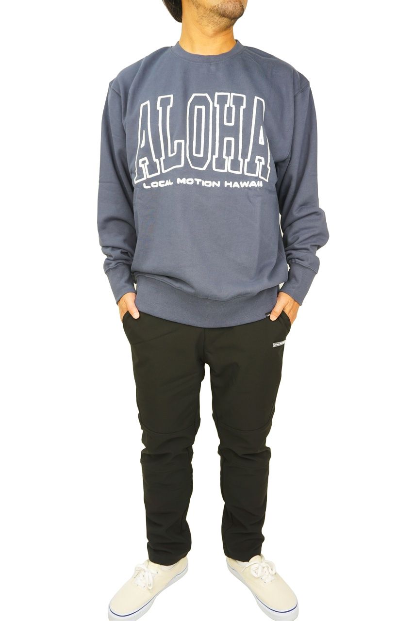 ALOHA CHAIN EMB SWEAT