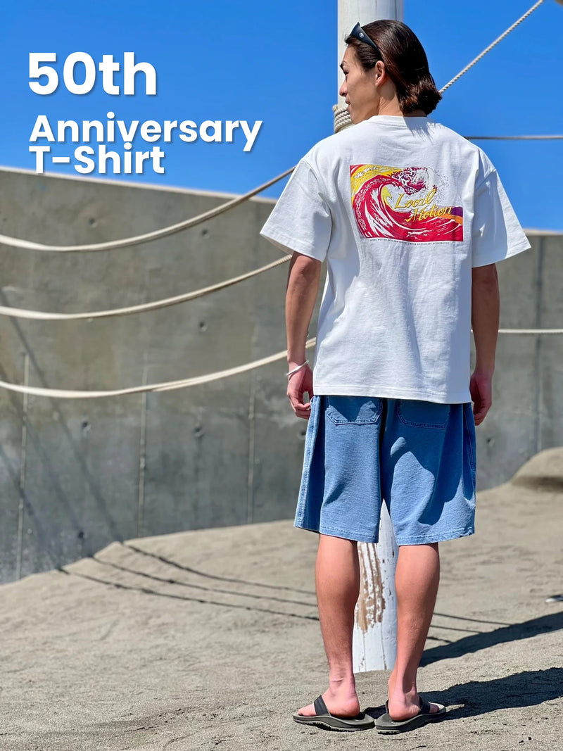 アニバーサリーパイプラインTシャツ - WHT